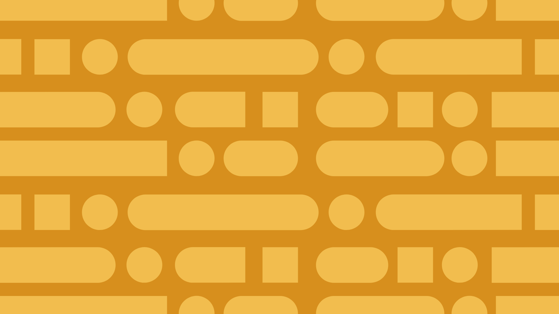 Abstract illustration of yellow circles and ellipses